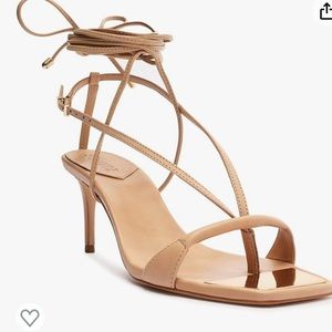 Schutz Vikki Lo Honey Beige Heeled Sandal 9.5